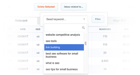 generate long tail keyword ideas